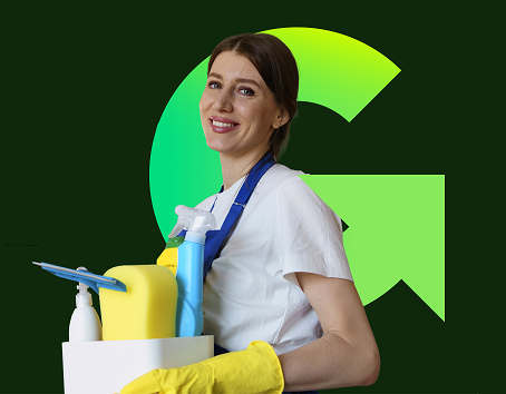 GladeCom cleaning professional